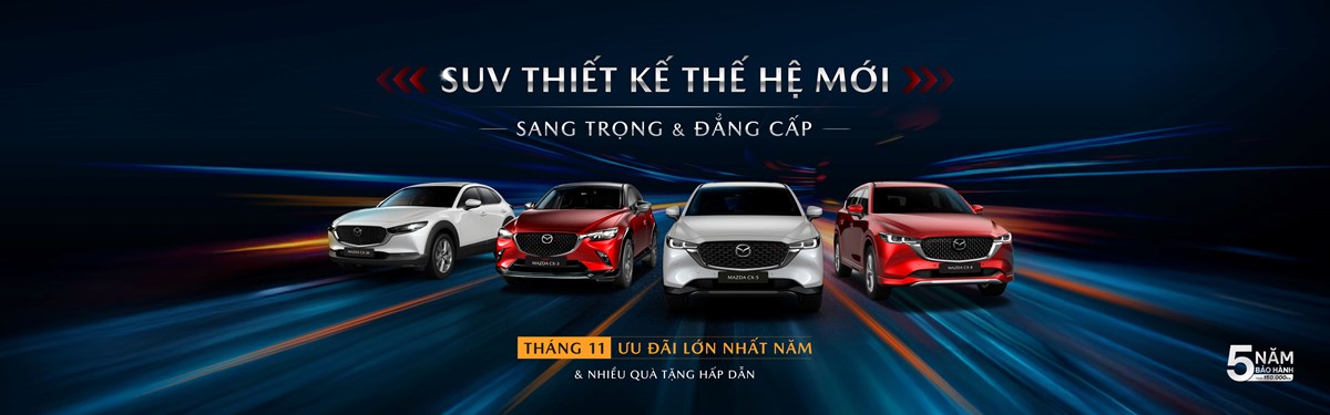 Tháng 11 - Mazda ưu đãi lớn nhất năm lên đến 50 triệu đồng